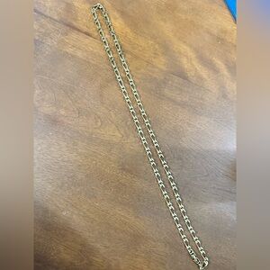 Monet Gold Figaro Link Necklace